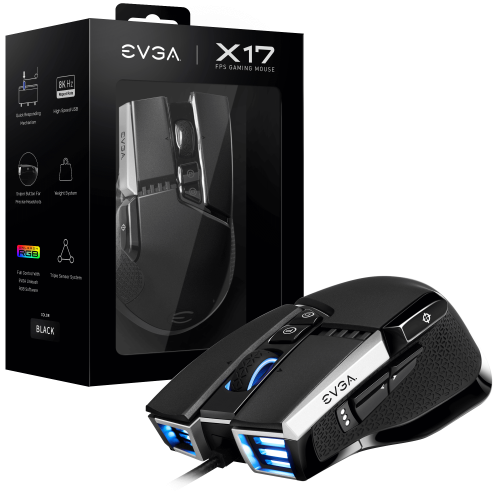 EVGA X17 게이밍 마우스 (블랙)